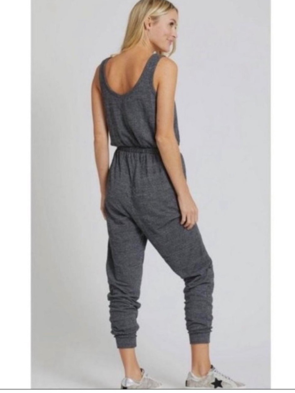 Free People Beach | Bicoastal Gray Cotton Blend Jumpsuit Size XS